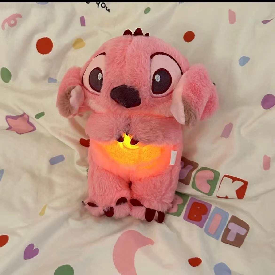 Stitch Breathing & Soothing Plush with Moving Ears